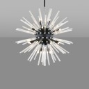 Loft Industry - Black Sun Chandelier